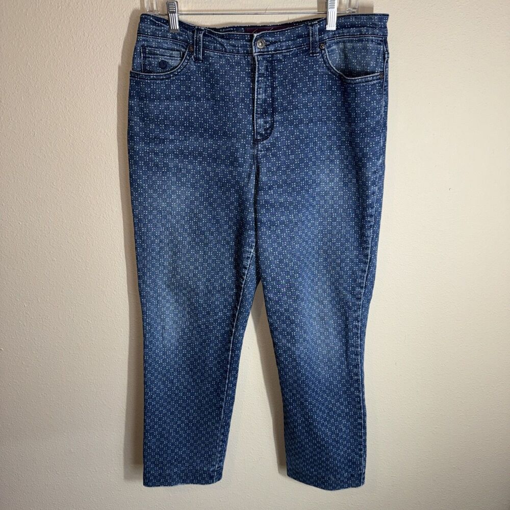 Gloria Vanderbilt Amanda Jeans Blue Check